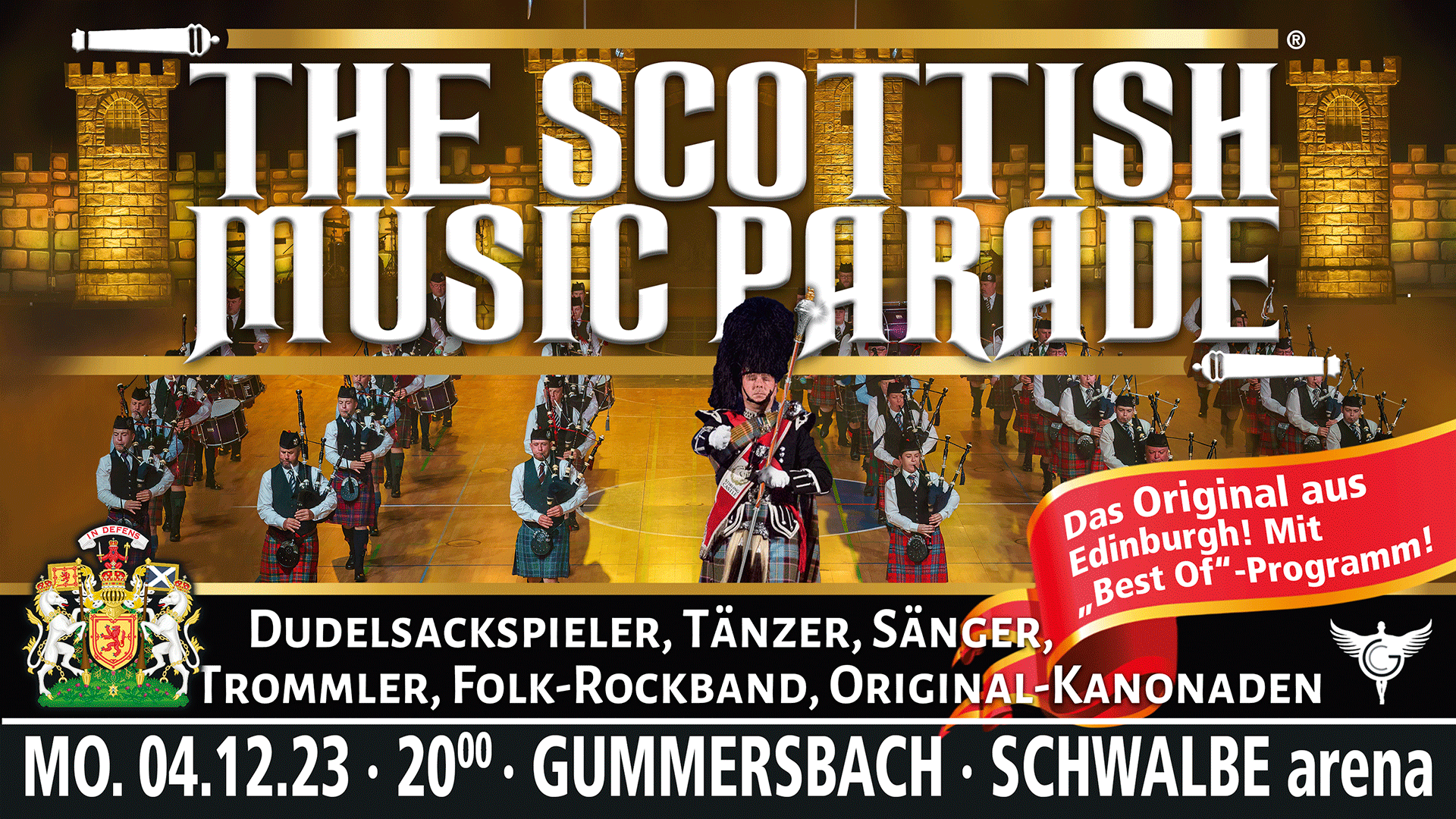 SCHWALBE arena |The Scottish Music Parade