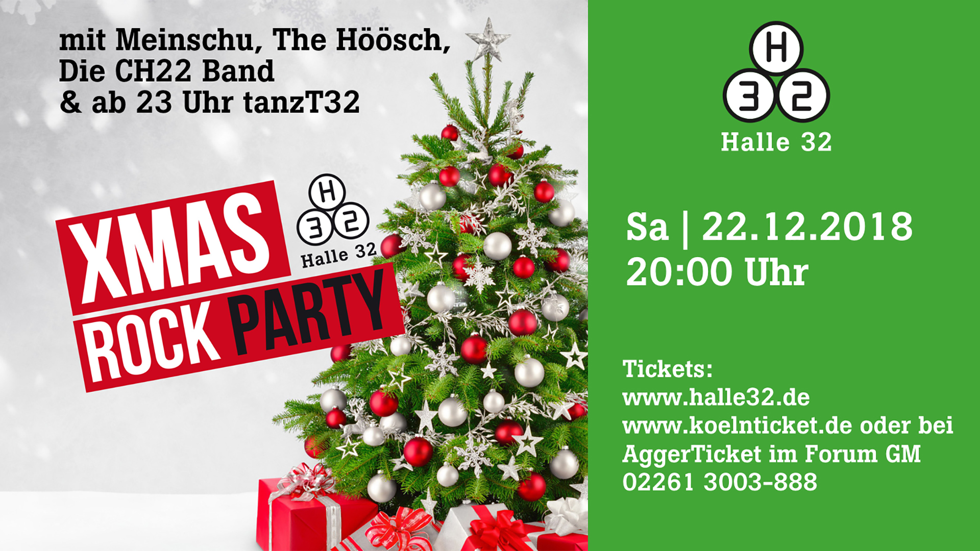 Halle 32 | Xmas Rock Party