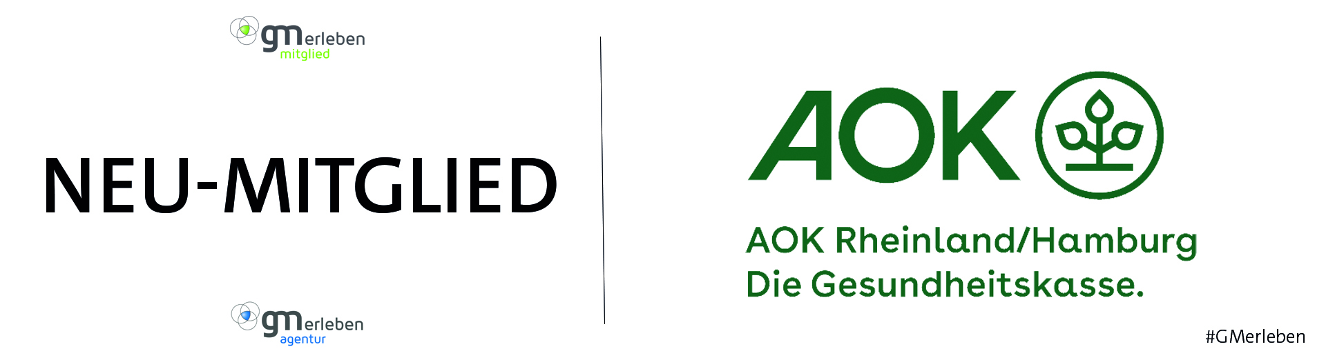GMerleben e. V. | NEU-Mitglied - AOK Rheinland / Hamburg - Die Gesundheitskasse | RD Oberberg