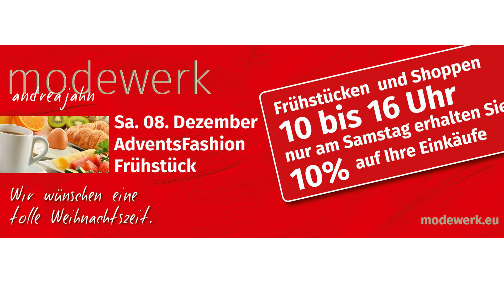 Modewerk | Andrea Jahn - AdventsFashion Frühstück