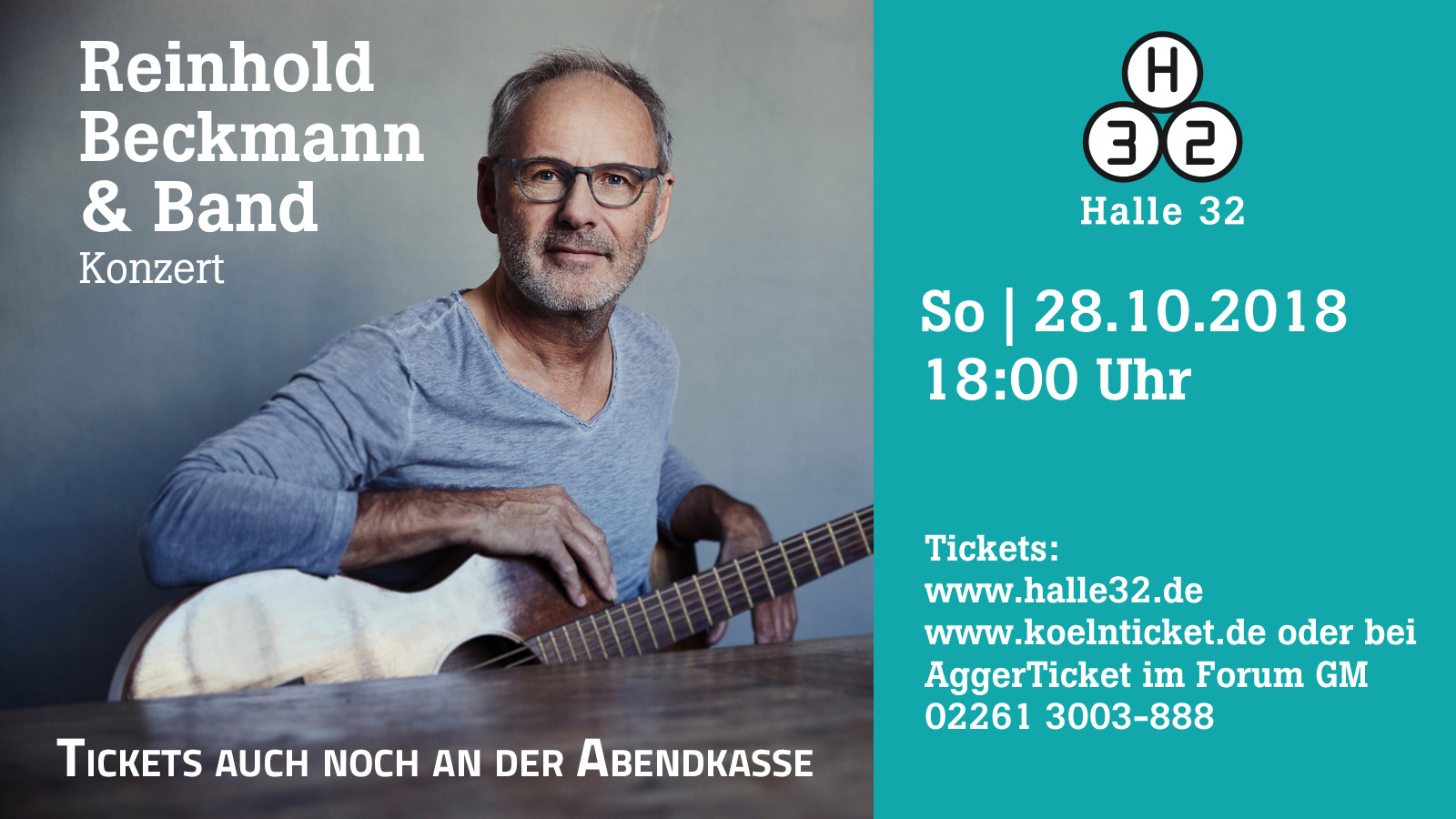 Halle 32 | Reinhold Beckmann & Band