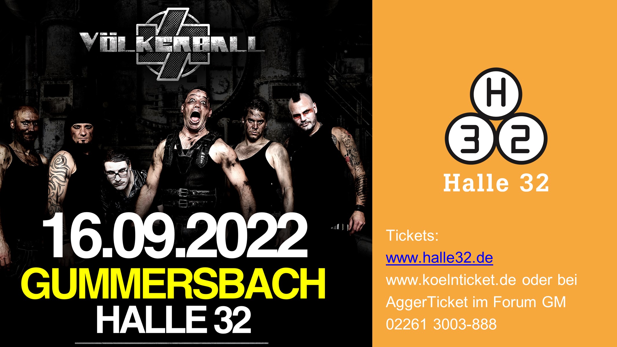 Halle 32 | Völkerball - A Tribute to Rammstein