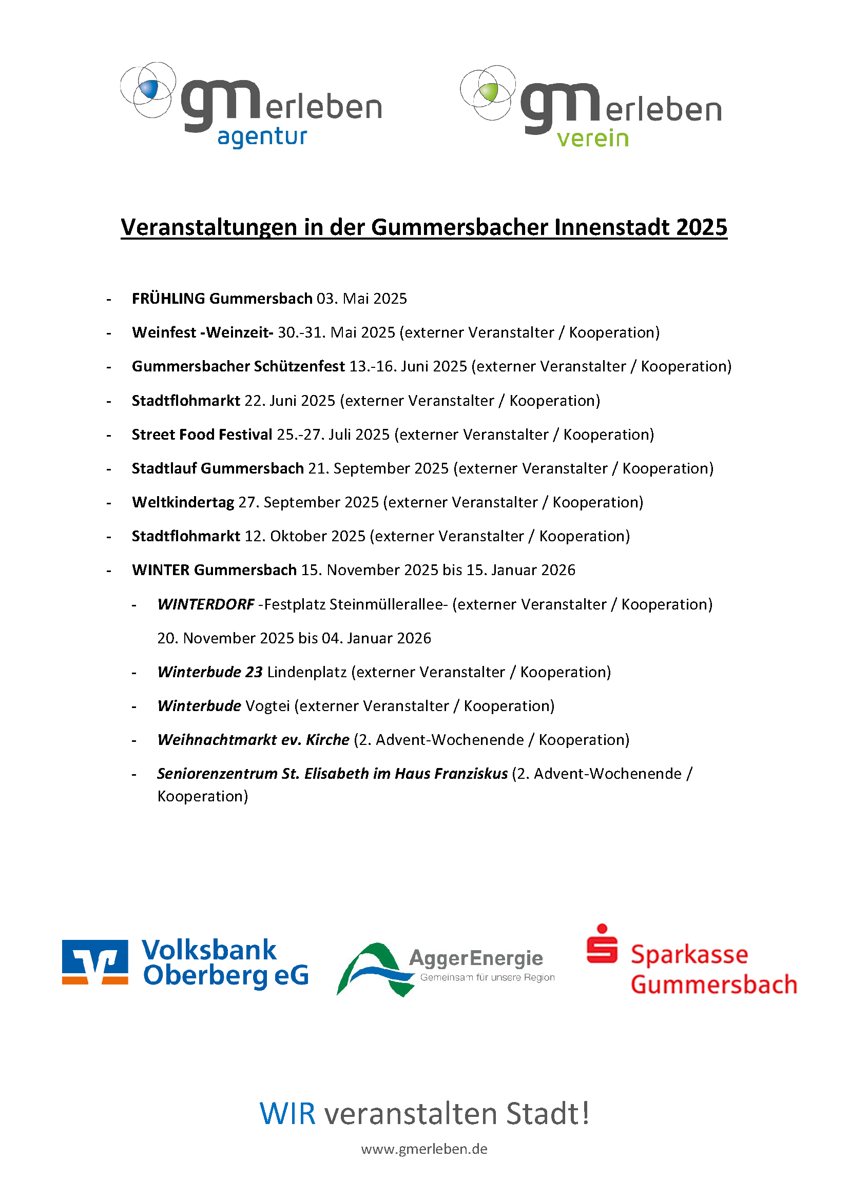 GMerleben e. V. | GMerleben agentur - Veranstaltungen 2025