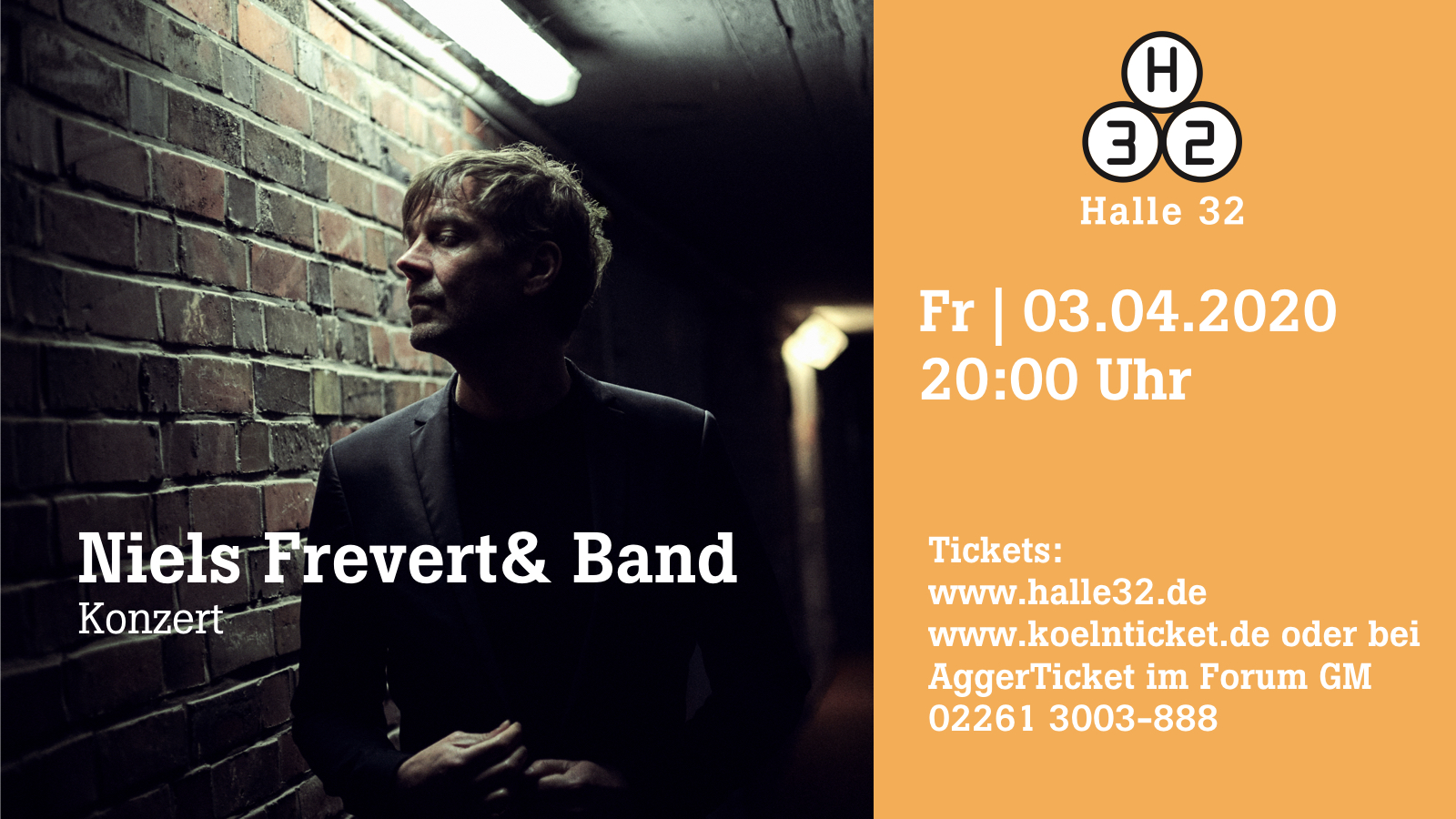 Halle 32 | Niels Frevert & Band