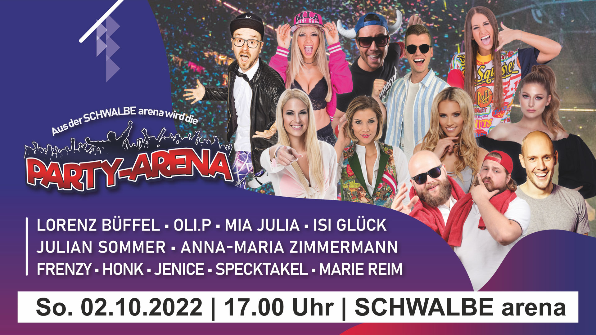 SCHWALBE arena | Party-Arena