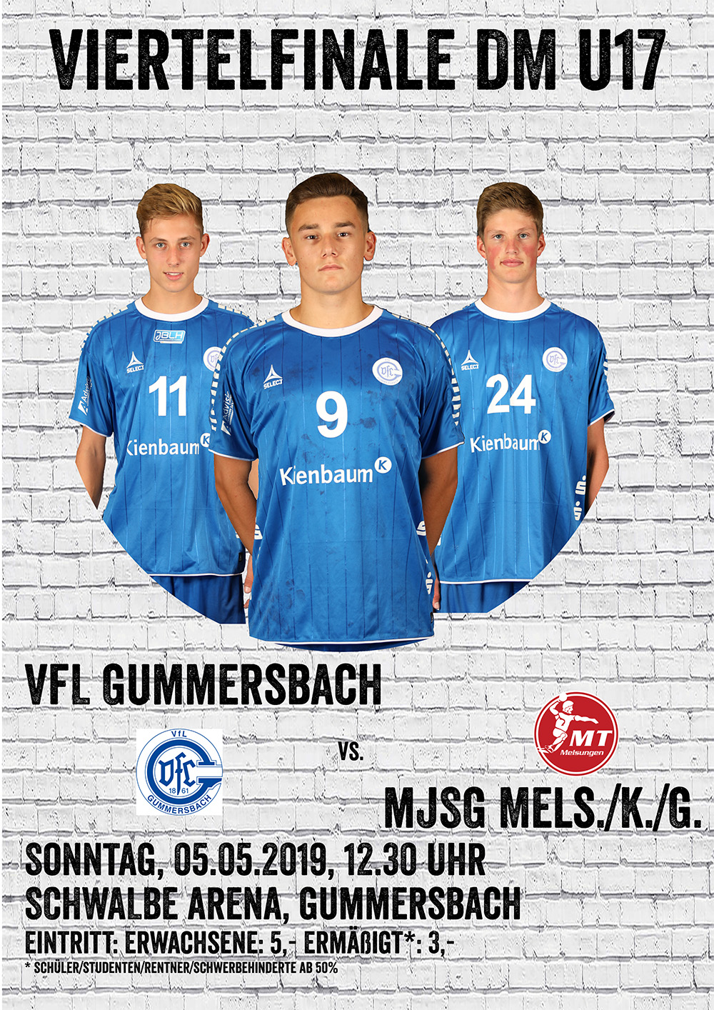 VfL Gummersbach e. V. |  Deutsche Meisterschaft Viertelfinale U 17