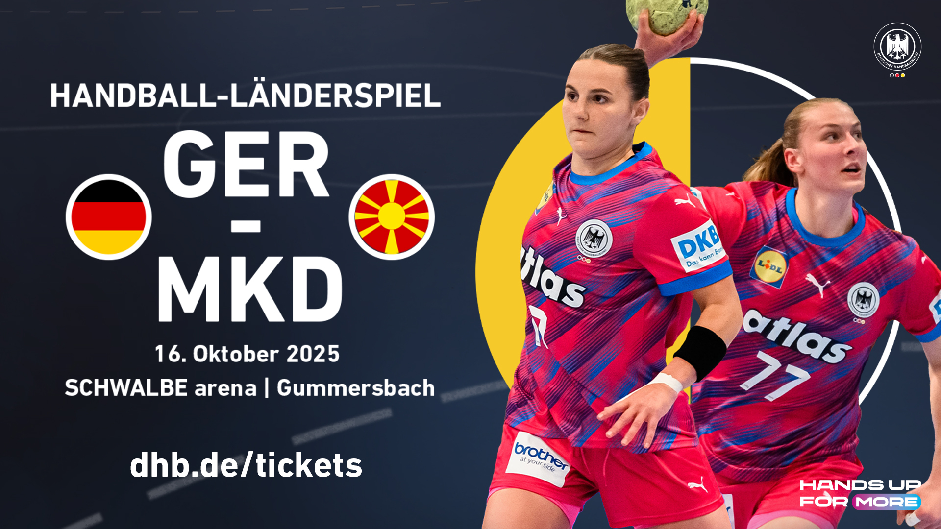 SCHWALBE arena |DHB Frauen Handball-Länderspie