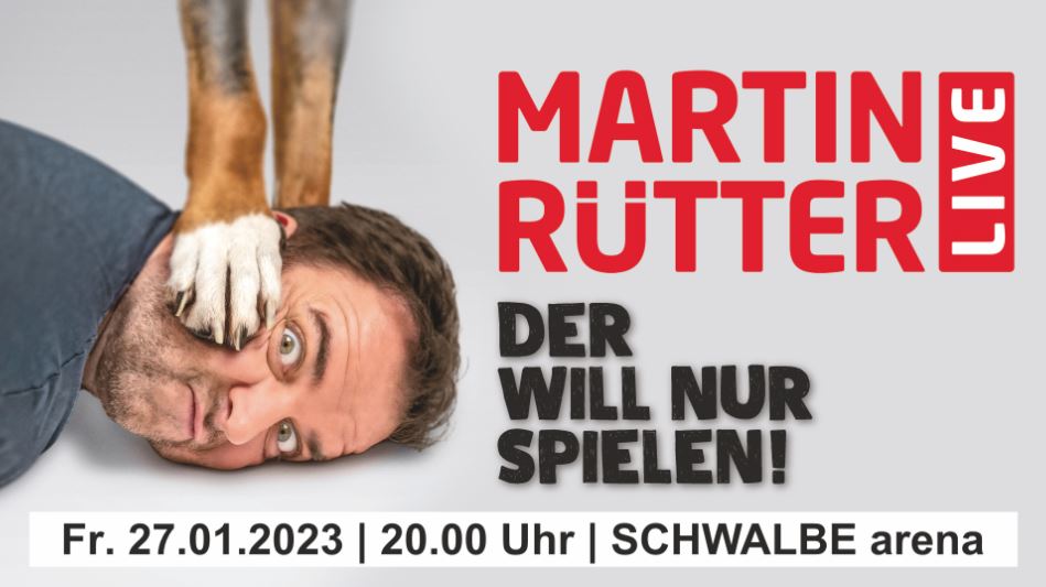 SCHWALBE arena | Martin Rütter - Der will nur spielen!