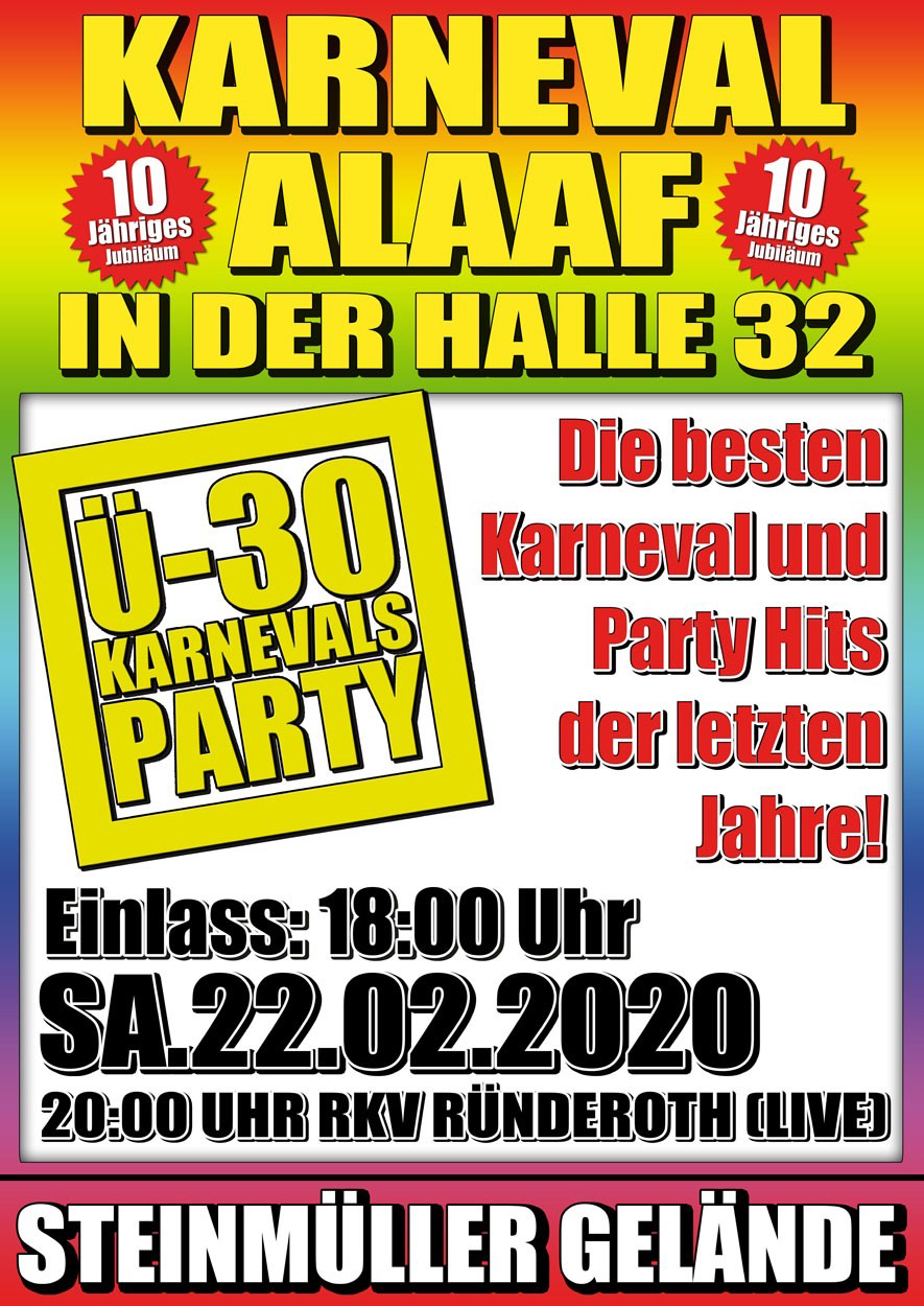 B1 | Karneval in der Halle 32  / Karnevalssamstag