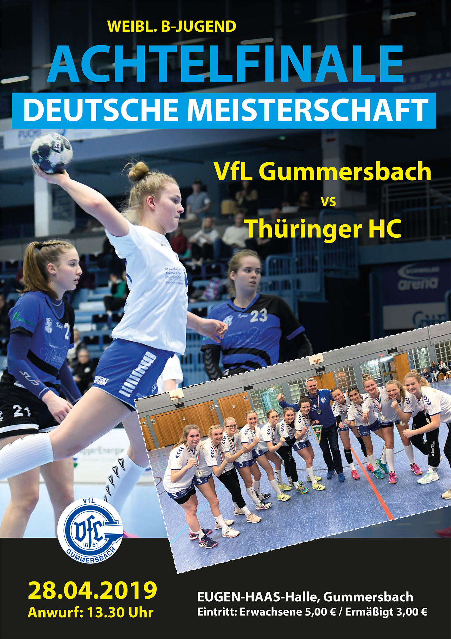 VfL Gummersbach e. V. |  Deutsche Meisterschaft Achtelfinale Weibl. B-Jugend 