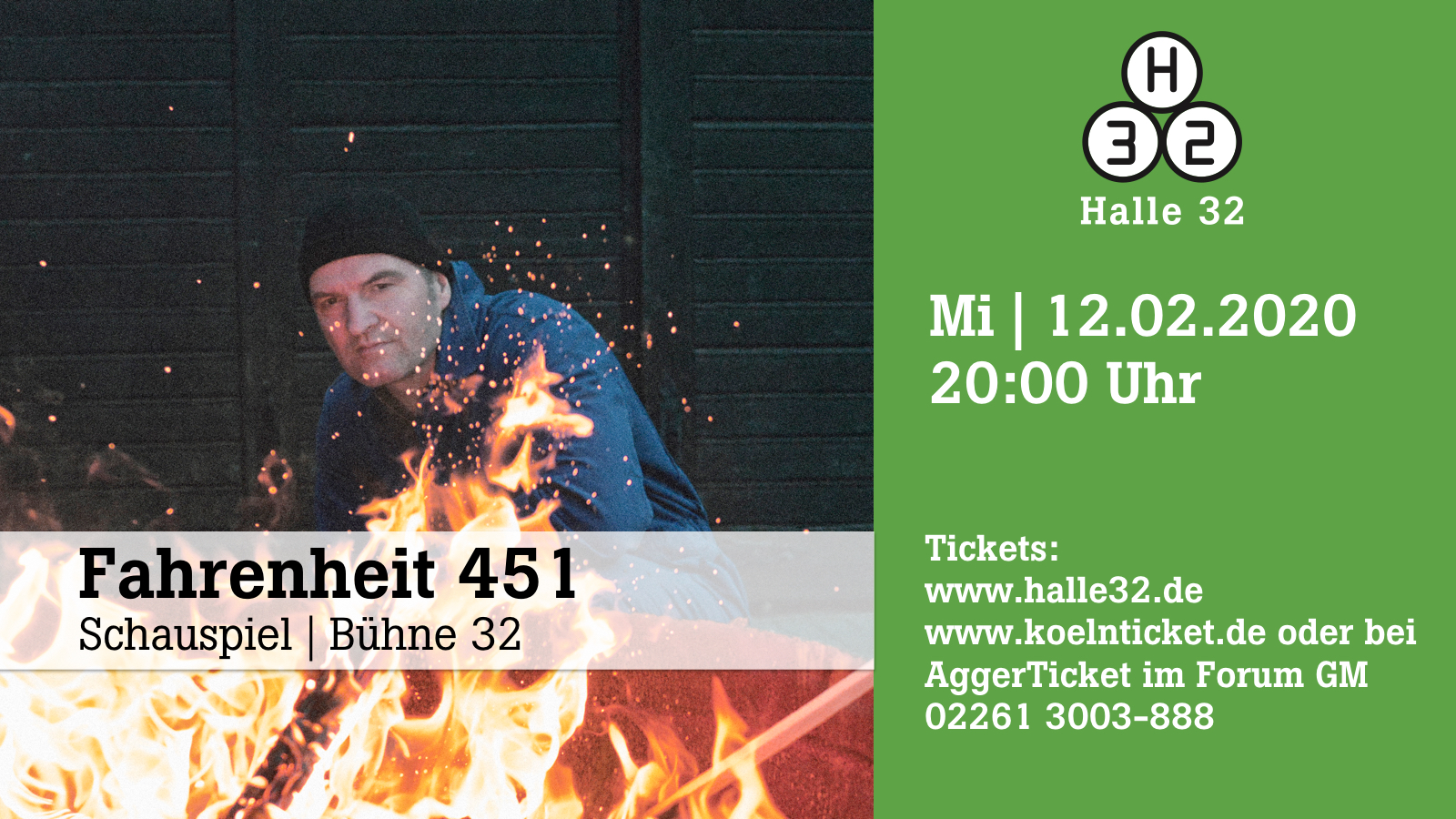 Halle 32 | Bühne 32 - Fahrenheit 451