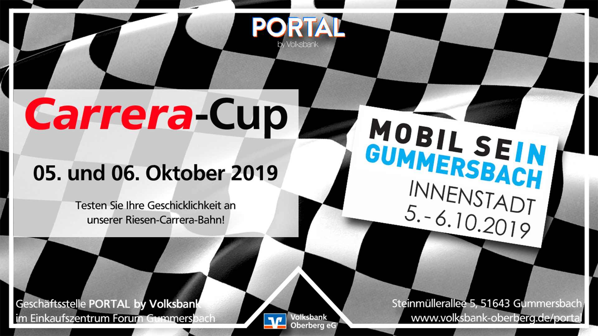PORTAL by Volksbank | Carrera - Cup bei MOBIL SEIN Gummersbach 2019