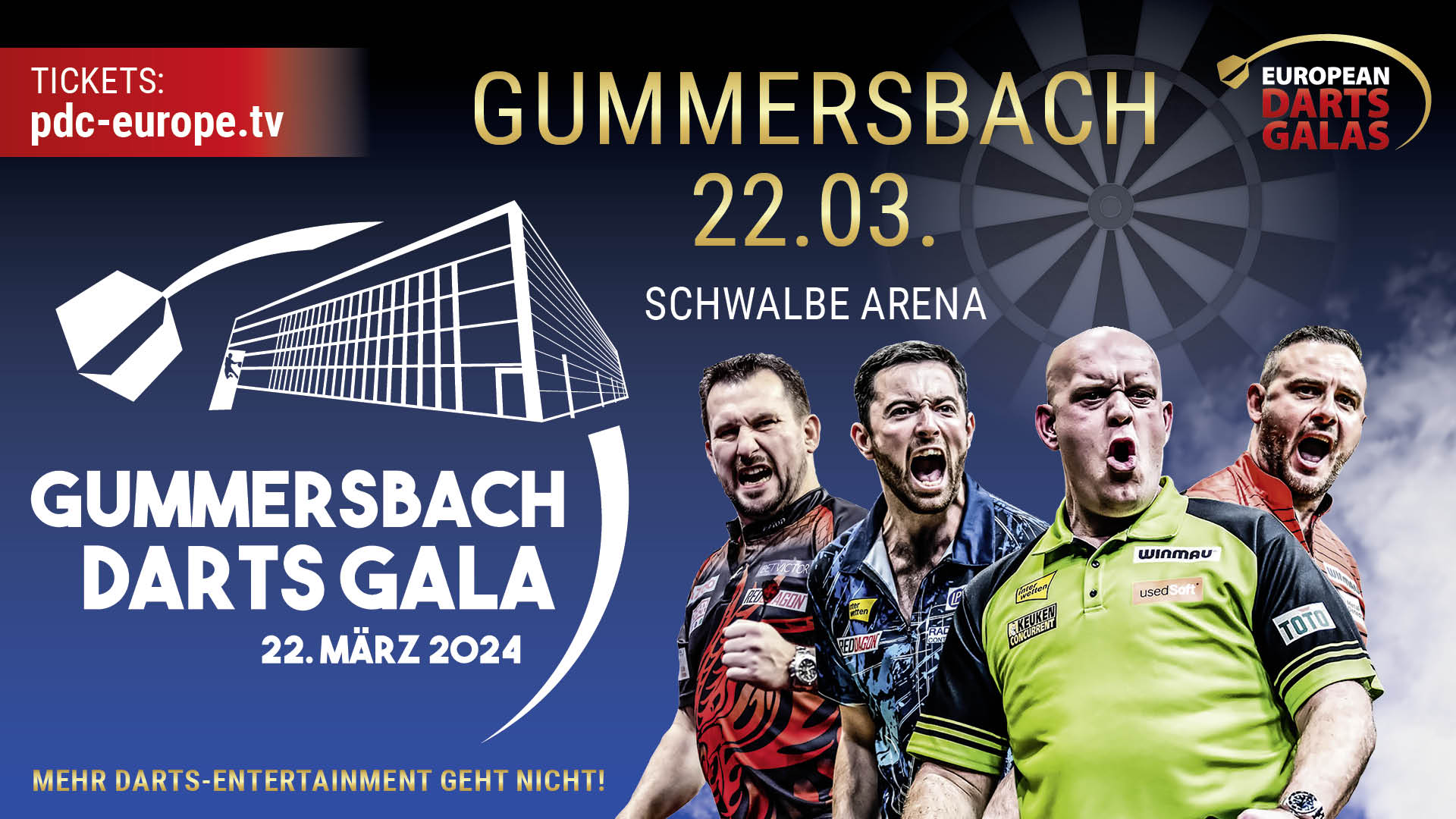 SCHWALBE arena | Darts Gala 2024