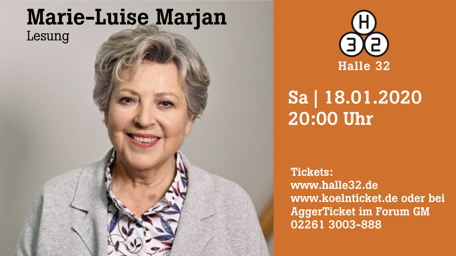 Halle 32 | Marie-Luise Marjan