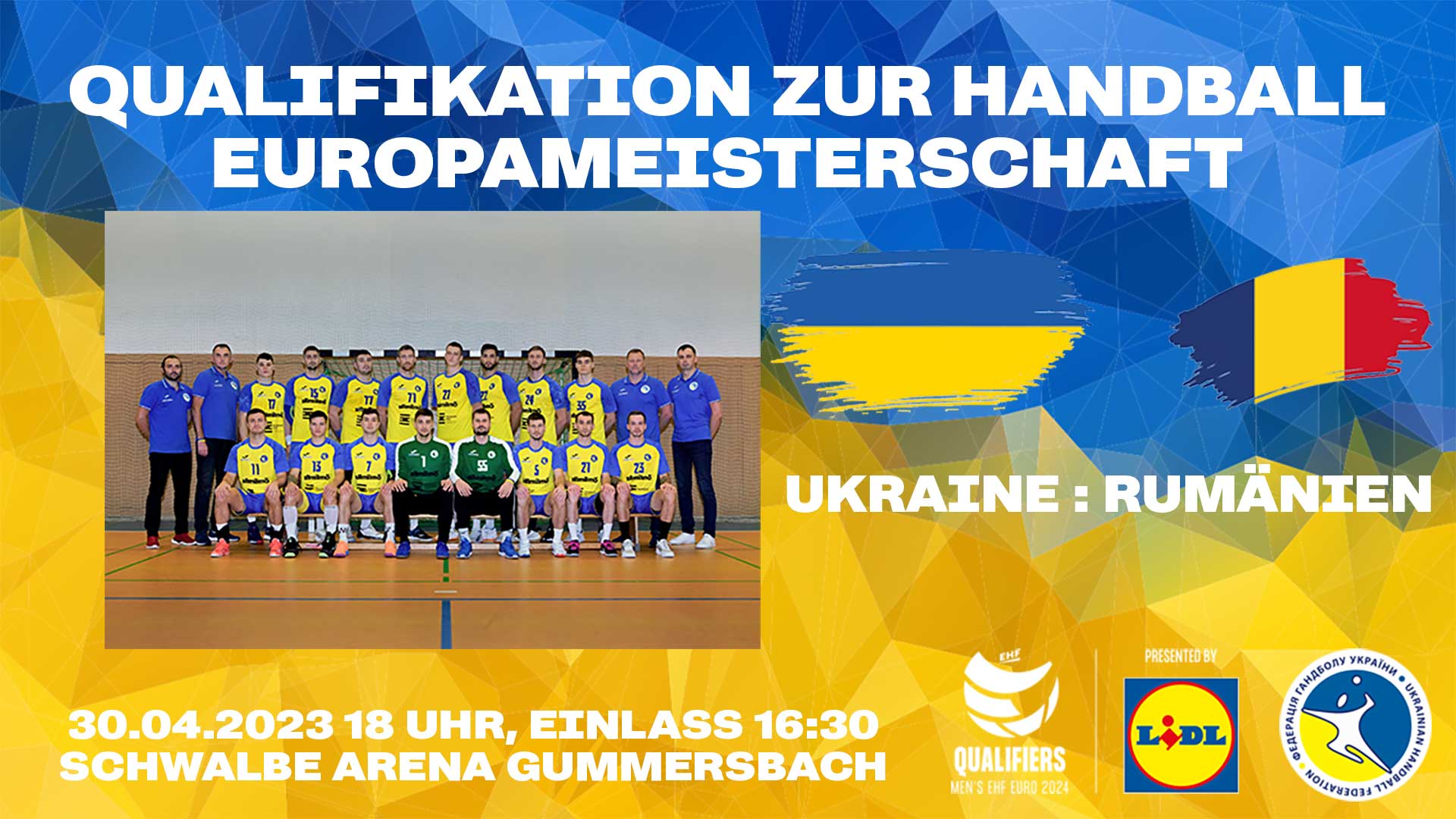 SCHWALBE arena | Ukraine - Rumänien