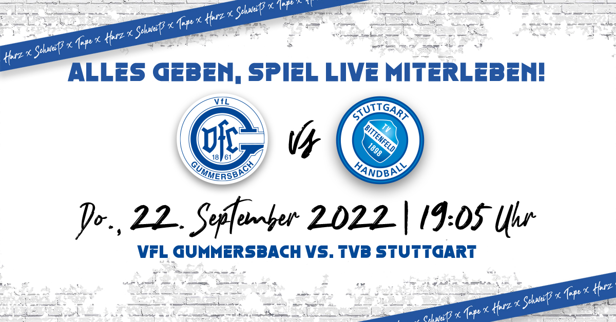 HEIMspiel | VfL Gummersbach - TVB 1898 Stuttgart