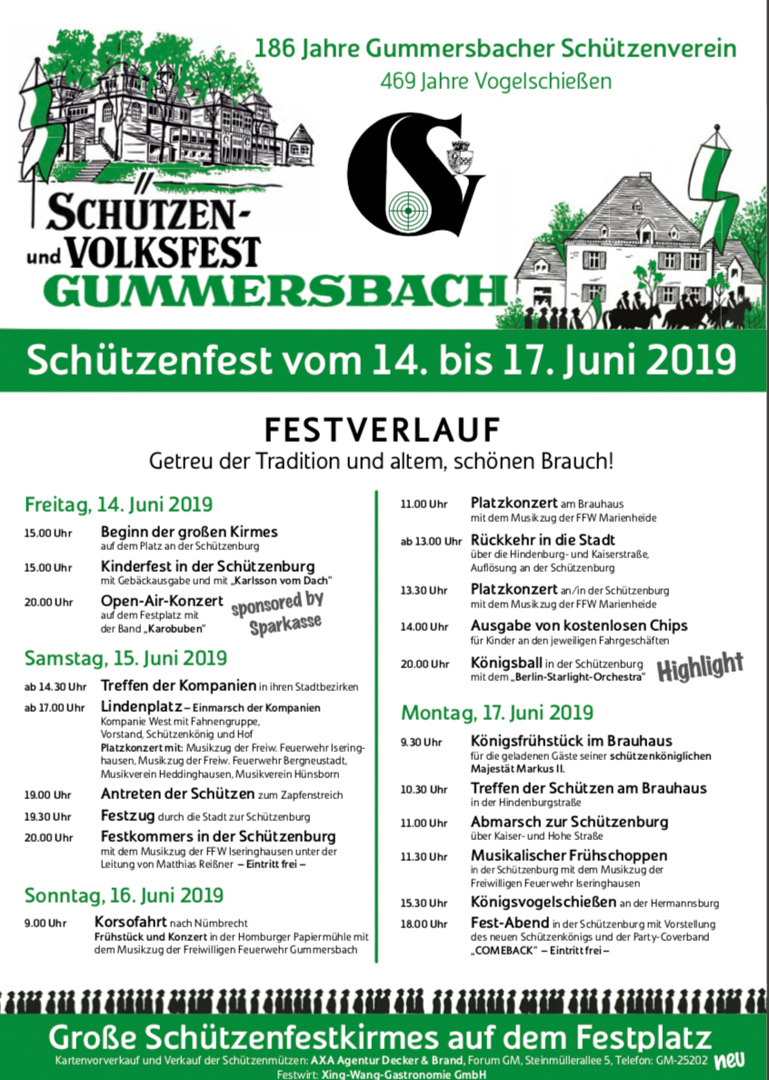 Gummersbacher Schützenfest 2019