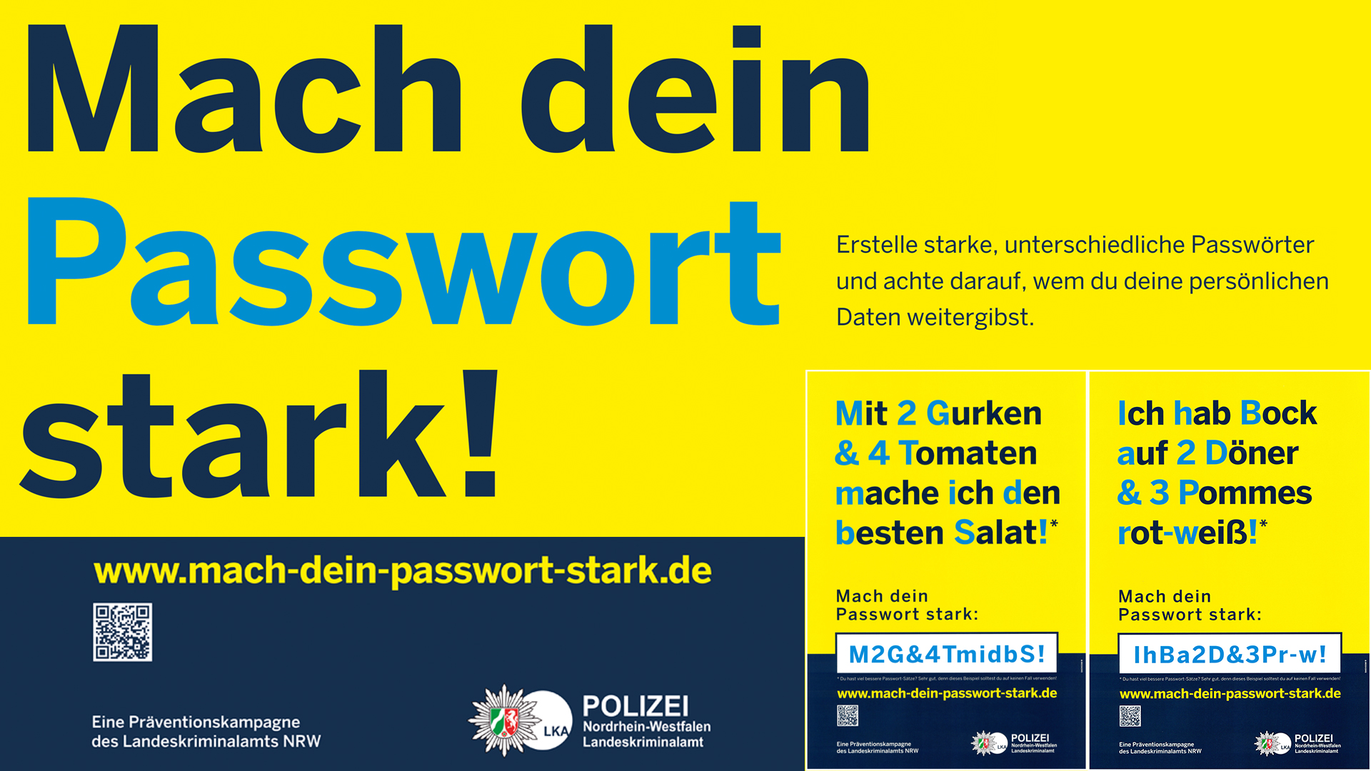 POLIZEI NRW OBK | Mach dein Passwort stark!