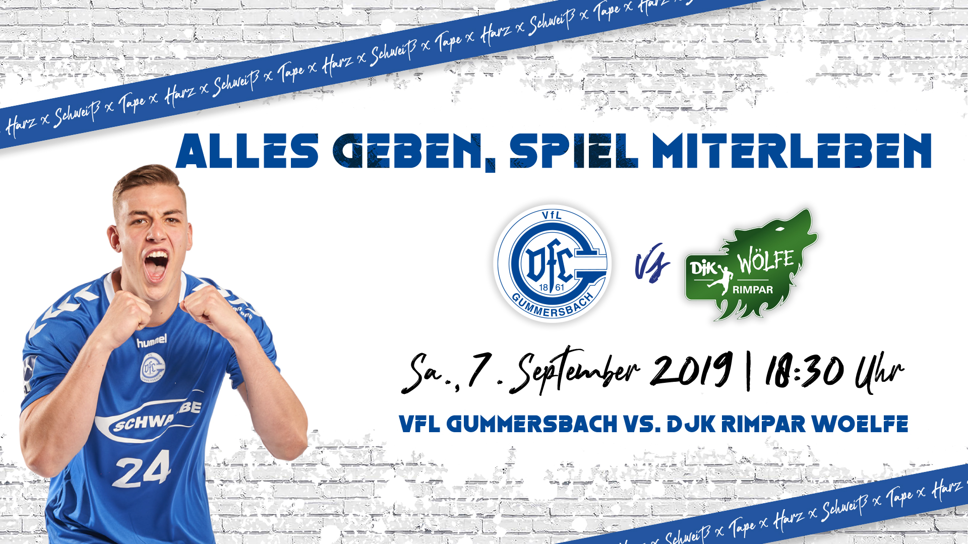 HEIMspiel | VfL Gummersbach - DJK Rimpar Wölfe