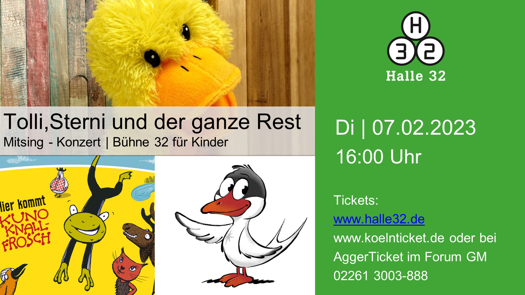 Halle 32 | Tolli, Sterni und der ganze Rest