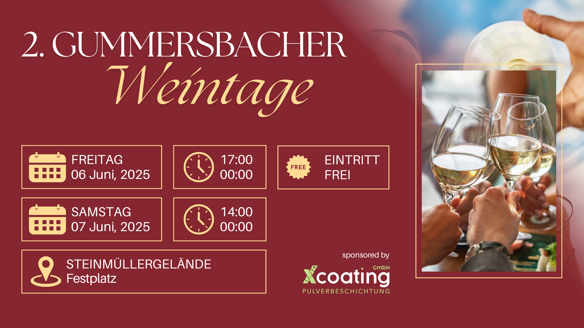 2. Gummersbacher Weintage | Festplatz Steinmüllerallee 2. Gummersbacher Weintage | Festplatz Steinmüllerallee