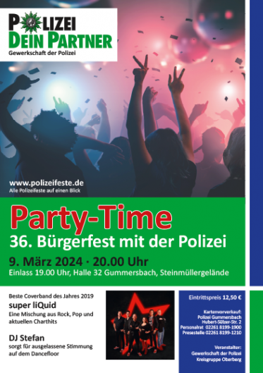 Halle 32 | 36. Bürgerfest mit der Polizei