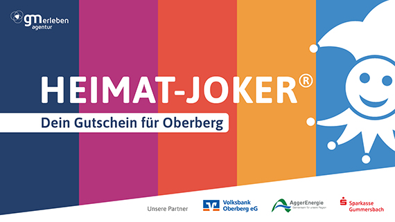 HEIMAT-JOKER / Dein Gutschein für Oberberg.