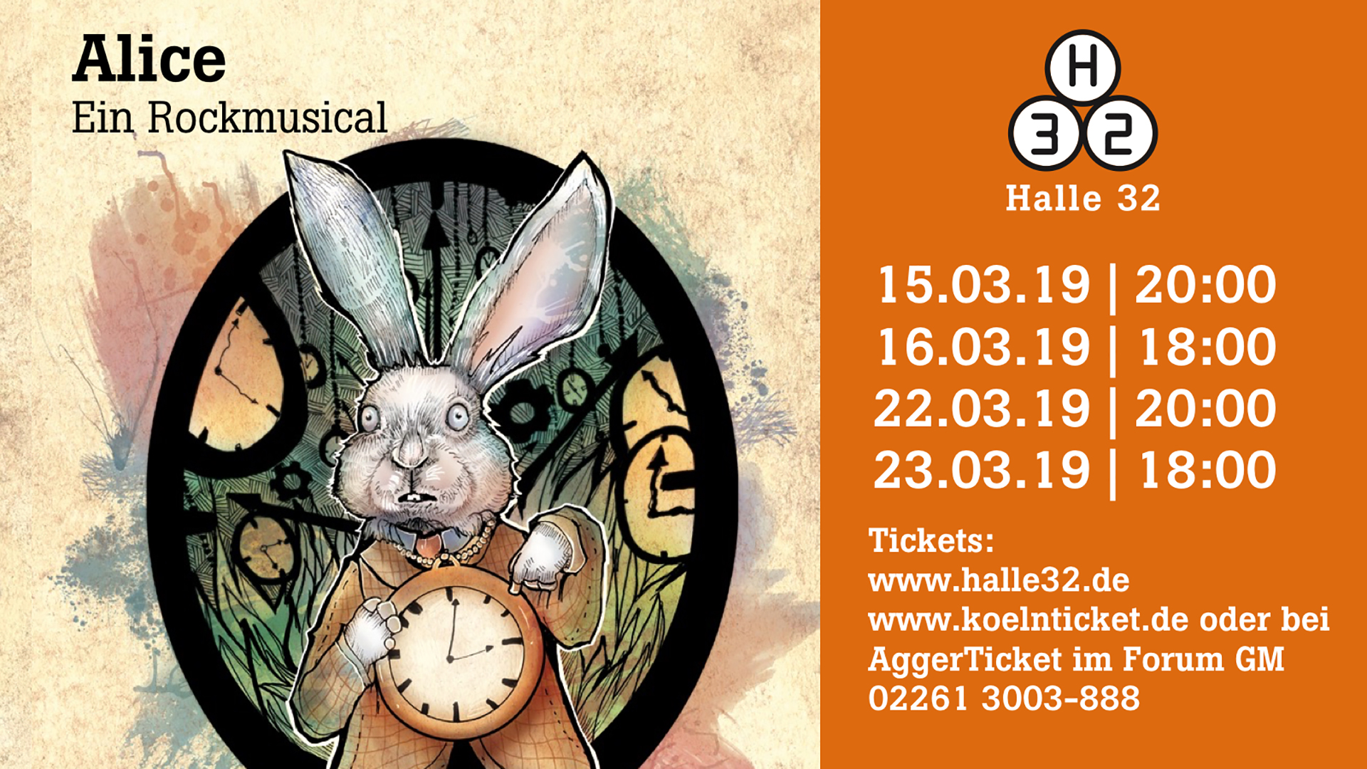 Halle 32 | Alice – ein Rockmusical